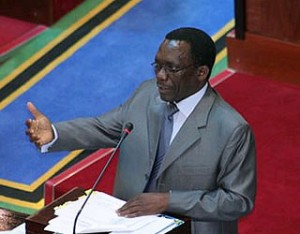 Tanzania's Prime Minister, Mizengo Pinda.